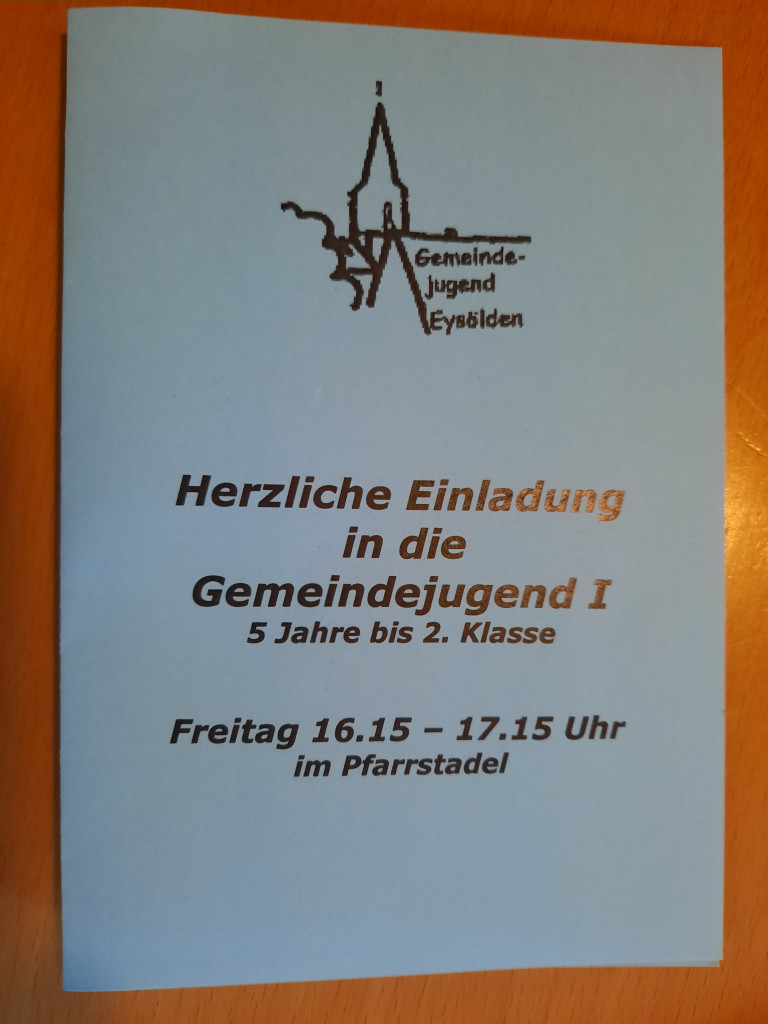 Jugendgruppenplan