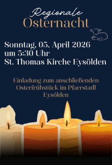 Einladung zur Regionalen Osternacht 2026