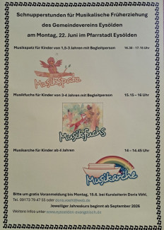 Musikalische Früherziehung 