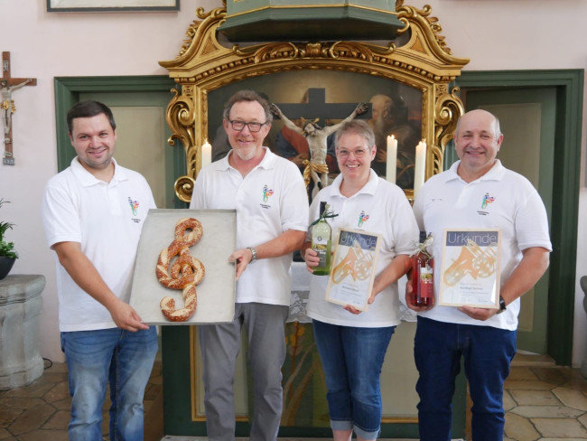 Jonas, Johannes, Michaela und Manfred Dorner
